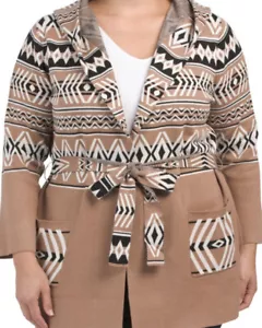Cárdigan bueno para mujer Rachel Zoe Plus manga larga talla 1XL - Imagen 1 de 8