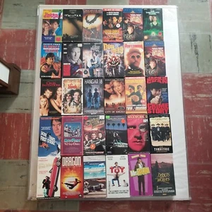 Vintage 1990s VHS Tape Lot of 30, Comedy, Drama, Action, All Different, LOOK - Picture 1 of 5