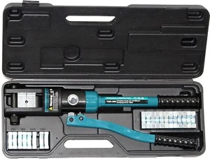 PINZA IDRAULICA CRIMPATRICE 12 TON PER CRIMPARE CAPICORDA ELETTRICI 16 - 300 mm² - Foto 1 di 5