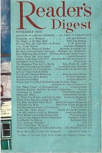 NOVEMBER 1950 READER'S DIGEST COLD WAR TELEVISION YOUNGSTOWN CAR ENGINE EL LOCO - Picture 1 of 1