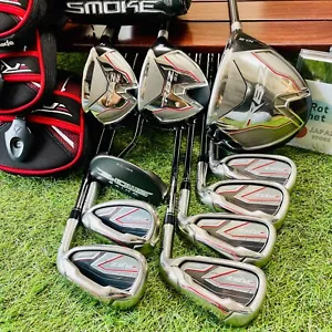 Taylormade RBZ SL Full Set 1w 5w 4hybrid Iron 6-9+PwSw 10pic Stiff Flex RH Golf - Picture 1 of 23