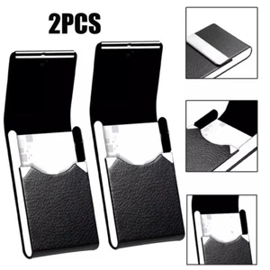 Professional Business Card Holder PU Leather Name Card Holder Business Card Case - Picture 1 of 7