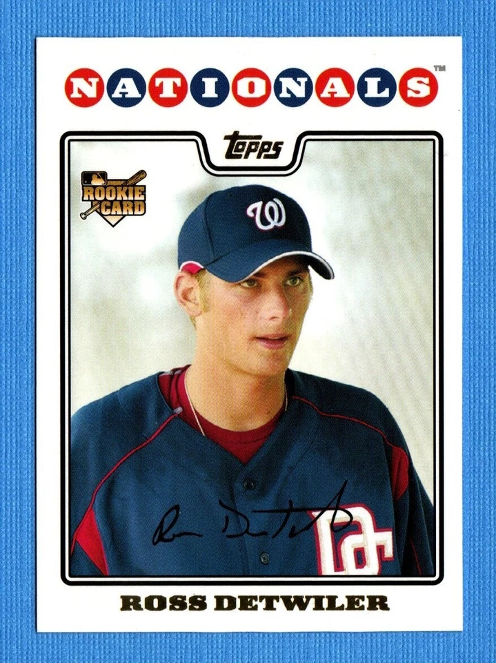 2008 Topps Gold Foil #92 Ross Detwiler Nationals - Image 1 of 1