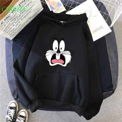 Cute Cartoon Graphic Print Ladies Hoodie Kpop Fashion Street Hoodies Men Women - Image 1 of 4