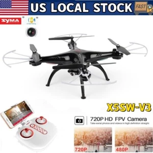 Syma RC Drone 720P HD Camera FPV WiFi Racing Drone Quadcopter w/ Battery Gift US - Picture 1 of 12