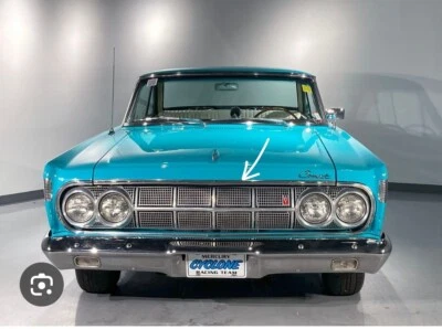 Mercury Comet Cyclone Caliente 1964 capó borde moldura de labio fabricante de equipos originales Foto 1 de 4
