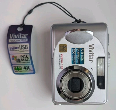 Vivitar Vivicam 5388 Digital Camera. 5 Megapixels. - Image 1 of 4