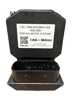 Módulo de bomba de freio ABS recondicionado 1999 - 2003 BMW 740i L 750i 540i | 6 753 642 - Imagem 1 de 4