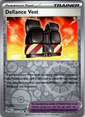 Defiance Vest Reverse Holo 162/182 SV04: Paradox Rift Uncommon - NM - Image 1 of 2