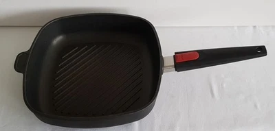 WOLL Titanium Towo Steak Grill Pfanne Rillen 26 x 26 cm abnehmbarem Griff 4eckig - Bild 1 von 4