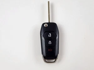 ORIGINAL FORD 15-24 OEM FLIP KEY LESS REMOTE FOB UNCUT PICKUP SUV 3-BUTTON USA - Picture 1 of 15