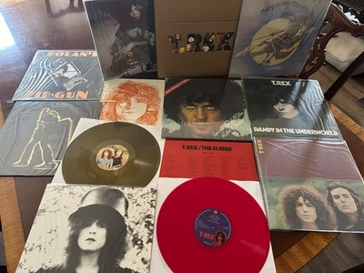 Mega RARE!  T. REX "THE VINYL COLLECTION" UK LTD #'d 8-LP Box Set, COLORED VINYL - Image 1 of 4