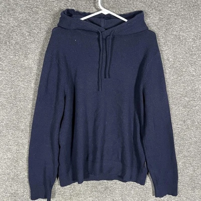 Suéter Patagonia Para Hombres Mediano Azul Marino Reciclado Cachemira Sudadera con Capucha Tejido Pullover Foto 1 de 4