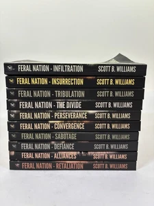 Feral Nation Serie Band 1-10 Scott B Williams Postapokalyptischer Thriller Branson - Bild 1 von 24