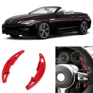 2pcs Alloy Add-On Steering Wheel DSG Paddle Shifters Extension For BMW M6 13-18 - Picture 1 of 7
