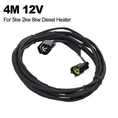Diesel Heater Cable Extension 4M for 12V 24V 2kw 5kw 8kw Models with LCD Screen - Image 1 of 4