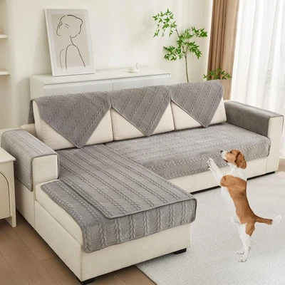 Funda de sofá en forma de L - Funda de sofá seccional para chaise, reclinable - Lavable Ve... Foto 1 de 4