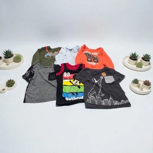 6pc Toddler Boy Clothes Lot 18-24M Disney Star Wars Truck Long/Short Sleeve - Picture 1 of 24