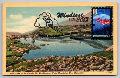 #4053 Wonders of America Windiest Place Mount Washington FDC Maxi Card w/Pict - Image 1 of 2