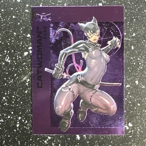2025 Metal Universe Batman 44 Catwoman Purple FX - Picture 1 of 2