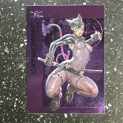 2025 Metal Universe Batman 44 Catwoman Purple FX - Image 1 of 2