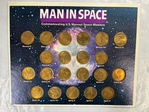 1969 Man In Space coin set 21 coins Display Collector Set Collectible Rare - Picture 1 of 12