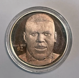 Reggie White, Highland Mint 1 oncia .999 argento fine tondo, # 1637, in capsula - Foto 1 di 6