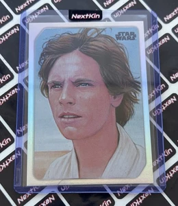 Luke Skywalker 2023 Topps Star Wars Galaxy Europe Celebration Silver #1 - Picture 1 of 2