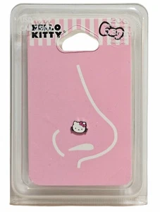 ¡NUEVO! Piercing nariz Hello Kitty poste acero inoxidable 20G - Imagen 1 de 2