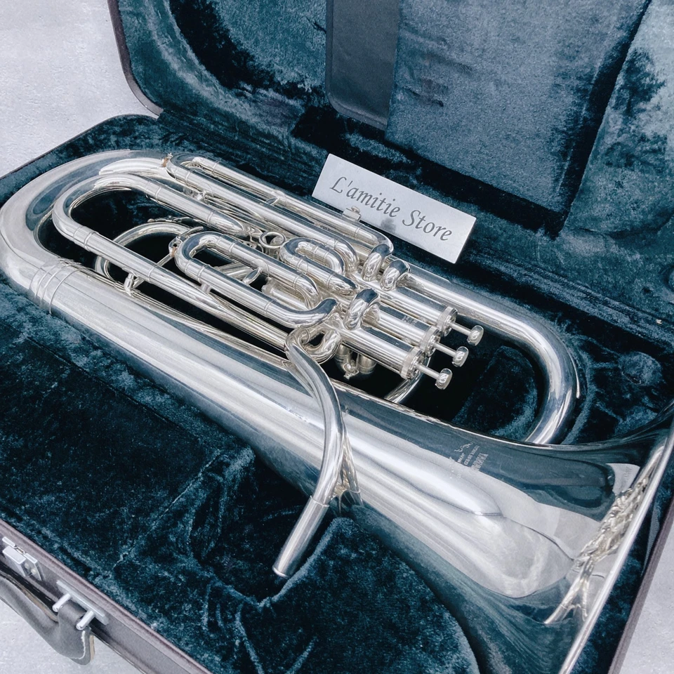Yamaha YEP-642S Bb-Euphonium Silver Neo Series YEP642 YEP642S 642 S Tested Japan - Image 1 of 4