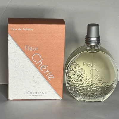 Fleur Chérie de L'Occitane 2,5 oz/75 ml Eau de Toilette Spray NUEVA CAJA ABIERTA Foto 1 de 4