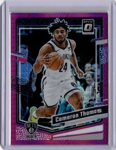 2023-24 Panini Donruss Optic - Cameron Thomas #9 Pink Hyper Prizm - Picture 1 of 2