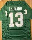 Riley Leonard Signed Custom Green Notre Dame Fighting Irish Jersey PSA COA