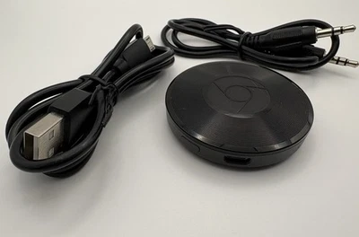 Google Chromecast Audio Media Streamer Black RUX-J42 - Image 1 of 3