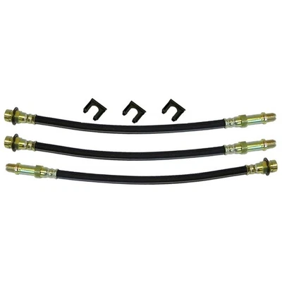 Kit de manguera de freno de goma frenos de tambor delanteros 1950-55 Buick Roadmaster Special 3 piezas Foto 1 de 4