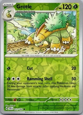 Grotle - 011/162 Reverse Holo Common SV05: Temporal Forces 011/162 Near Mint - Image 1 of 2