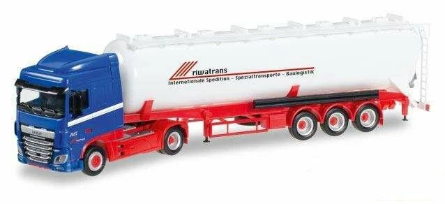 HERPA 306058 Scala HO DAF XF SC Euro 6 ADR con cisterna Riwatrans - Immagine 1 di 1