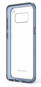 PureGear - Slim Shell Pro für Samsung Galaxy S8 - Klar/Blau (61755) - Bild 1 von 1