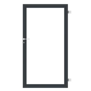 Sichtschutz-Tür einflügelig 100x180cm für Alu Steckzaunsystem, Windschutz Tür - Bild 1 von 1