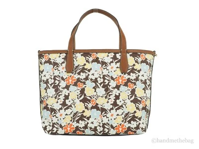 Tory Burch (88132) Kerrington Small Reverie Floral Print Canvas Tote Purse Bag - Image 1 of 4