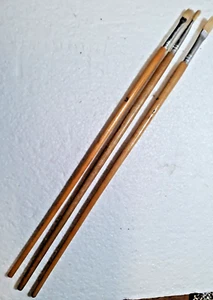 Set of 3 artist brushes 7 inch - Size 10, 10 & 12 - Square Tip, Oils - Acrylics - Picture 1 of 3