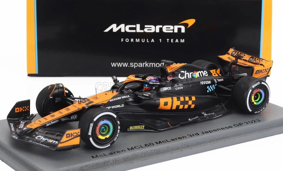 1/43 SPARK-MODEL - McLAREN - F1  MCL60 TEAM McLAREN N 81 3rd JAPAN GP 2023 S8929 - Immagine 1 di 1