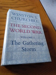 Second World War, vol 1, Gathering Storm, 1948, 1st ed, Winston Churchill, HCDJ - Picture 1 of 7