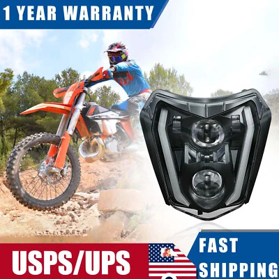 Farol de LED Dirt Bike DRL para KTM 2017-2023 EXC XCW 250 350 450 500 SMC-R 690 - Imagem 1 de 4