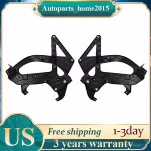 Par de soportes de parachoques delanteros exteriores negros para Chevrolet Silverado 1500 2019-2022 - Imagen 1 de 19