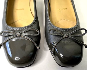 Zapato Trotters Cuero Lilly Pump Mujer 8.5M Sin Cordones Bailarina Puntera Arco Cuña - Imagen 1 de 12