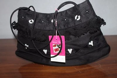 Bolso monedero con flecos con cuentas nuevo con etiquetas Foto 1 de 4