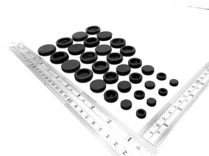 Blech Panel Lochstopfen Gummitülle für 1/16 Dicke Auswahl aus 7 Lochgrößen - Bild 1 von 12