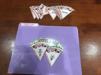 ¡Nuez de pizza! Palabras numéricas Grado K carpeta de archivos matemáticas profesor de juego Foto 1 de 2