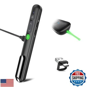 Rechargeable Presentation Clicker with Laser Pointer for Powerpoint Presentat - Picture 1 of 5